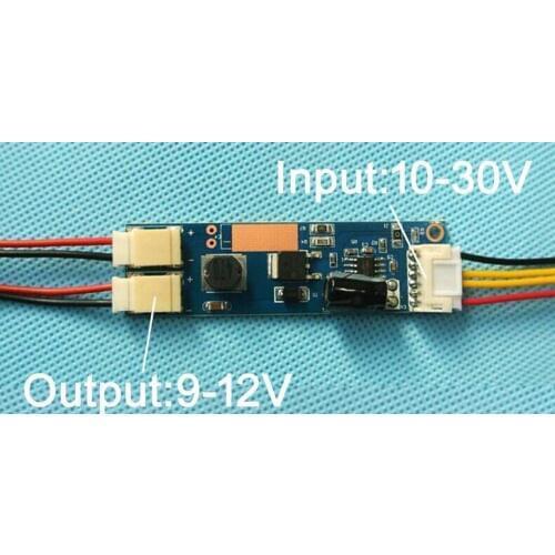 Universal Backlight Inverter LED Double Lamps Constant Current Driver Board Adjustable light 9-30v Input 9-10V Output