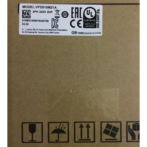 VFD-M VFD015M21A 220V 1.5KW Quality test video can be provided，1 year warranty, warehouse stock