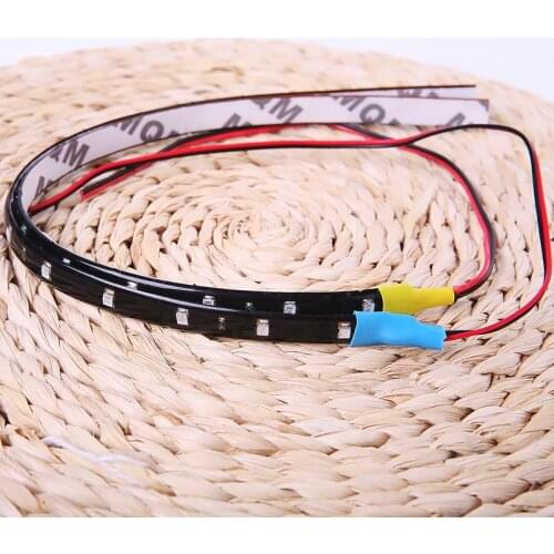 Waterproof Auto Car Decorative Waterproof Flexible Led 3258 Strip 30cm 15 SMD For Daytime Running Lights Car Styling