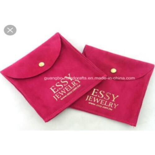 High quality velvet small velvet bag custom 4*4 inches fabric jewelry bag wholesale with logo printing for jewelry storage