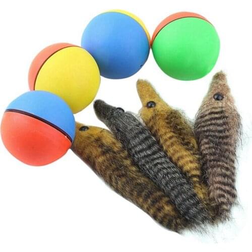 1PC Pet Dog Cat Toys Electric Beaver Weasel Toy Rolling Jump Balls Toys For Dog Puppy Dogs Funny Moving Toys pet Supplies Random