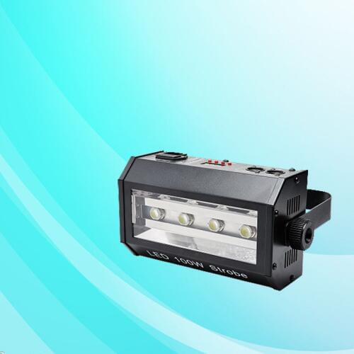 100W Strong Strobe Light 4 LED Strobe Light 100W DMX LED KTV Bar Nightclub Disco DJ Party Stage Flash Lighting