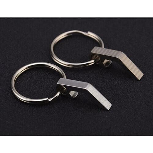 3Styles Portable Mini Bottle Opener Stainless Steel Titanium Alloy Key Ring Carry Easily Bar Tool Kitchen Gadgets