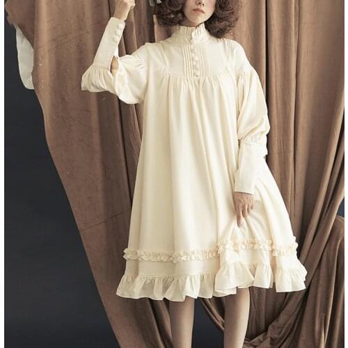 Paris Girl 5 Colors Gothic Lolita Dresses For Women Japanese Soft Sister Black Cotton Princess Dresses Girl Halloween Costume