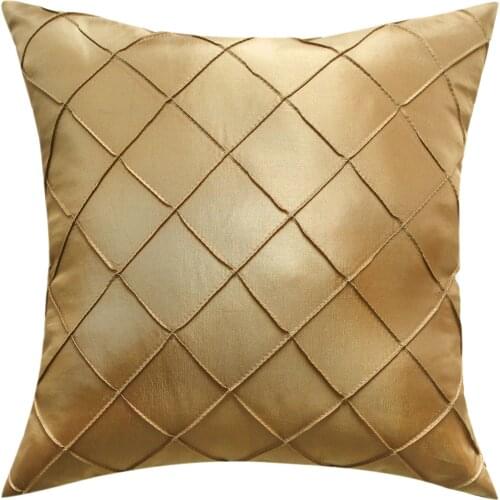 Satin Gold silver luxury pillowcase pillow cushion sofa cushions Car Cushion white
