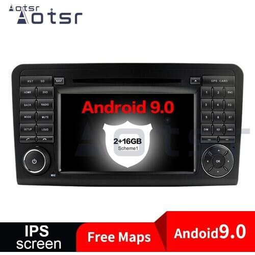 Android 9.0 Car DVD Player GPS For Mercedes-Benz GL-X164/ML-W164 radio Car Auto Stereo Radio Car Multimedia Player 4G Head Unit