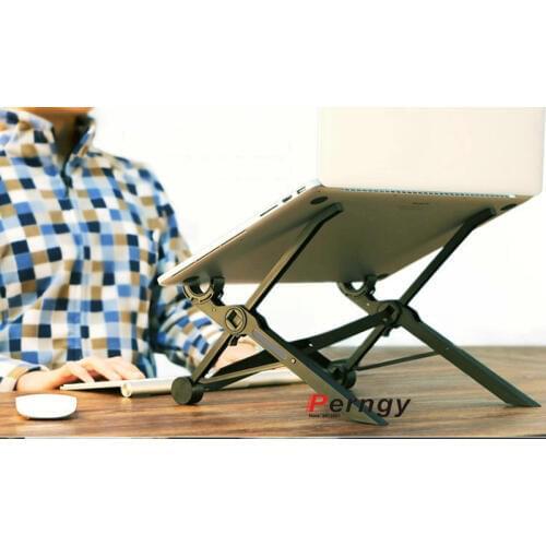 DL-K2 portable height adjustable 10kg 11.6"-27" macbook mount laptop desktop stand pad desk stand support Led bracket