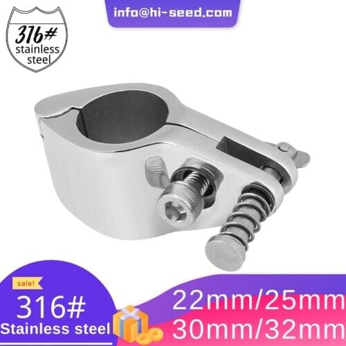 Foyo Brand high polished boat accessories 316 stainless steel bimini top jaw slide for boat and yacht and kayak