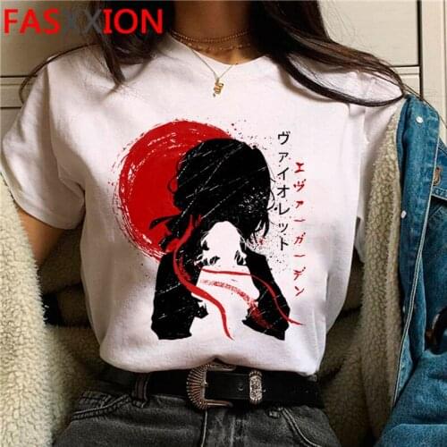 Violet Evergarden t-shirt male white t shirt couple harajuku kawaii streetwear vintage clothes tshirt streetwear kawaii