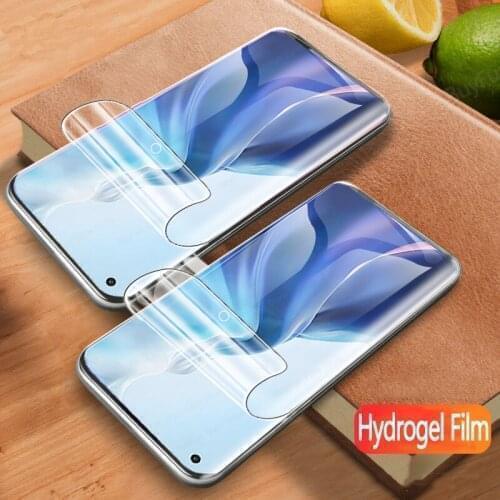 2PCS Hydrogel Film For Xiaomi Mi 11 Screen Protector Film For MI 11 11i 10T 10i Note 10 Lite Pro Ultra Protective Film Not Glass