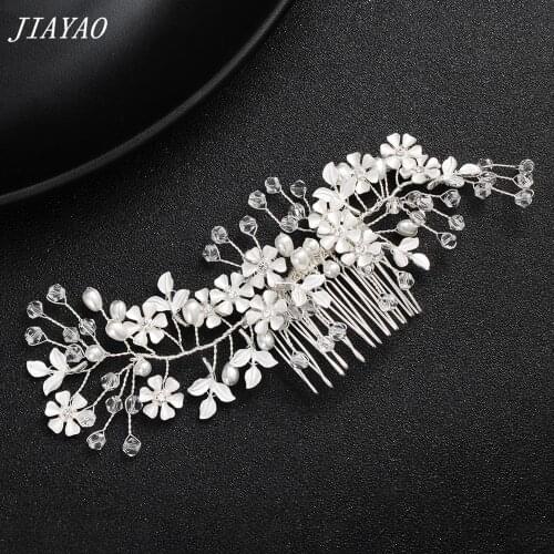 White Flower Hair Comb Hair Accessories Ladies Accessories Women Hair Jewelry Wedding Headpiece Decoration Comb Headband