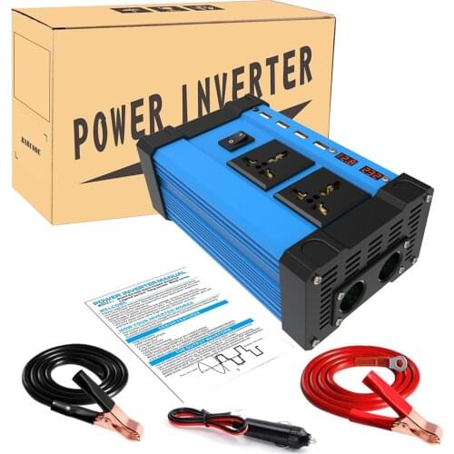 Inverter 12V 220V 3000W 4000W Modified Sine Wave Inverter 12 220 Car inverter power Converter With Cigarette Lighter Plug