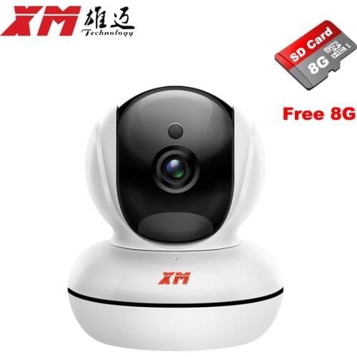 Fine WIFI 1920*1080P 2.0MP IP Camera+8GB SD Card Pan/Tilt Night Vision Security Camera P2P CCTV Cam with IR-Cut