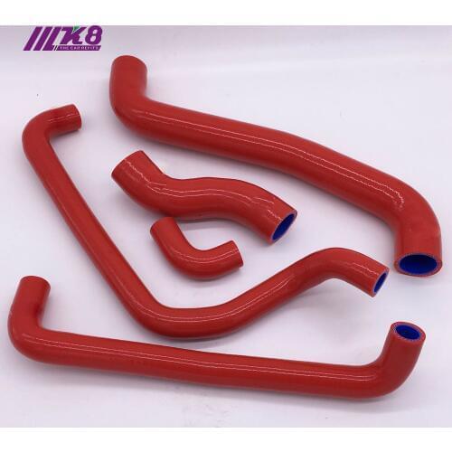 Silicone Radiator Hose Kit Fit For 95-00 TOYOTA LEVIN AE111/AE101G 4A-GE 20V RED/BLUE/BLACK
