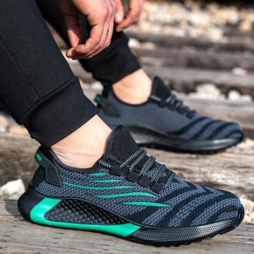 Dropshipping Men Women Safety Shoes Indestructible Work Sneakers Anti-Puncture Anti-Smash Work Shoes Protection Steel Toe Shoes