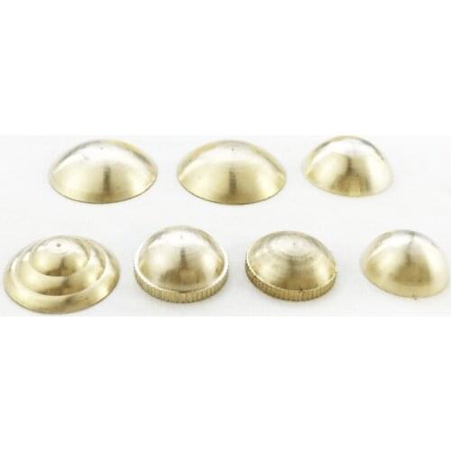 M10 Round domed nut fine pitch brass hollow screw domed arched ball surface locker copper Dec lighting nut fastener