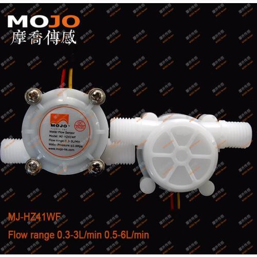 MJ-HZ41WF G1/4" Micro Meter Intelligent Flow Sensor 0.3-3L/min High Precision Water Dispenser