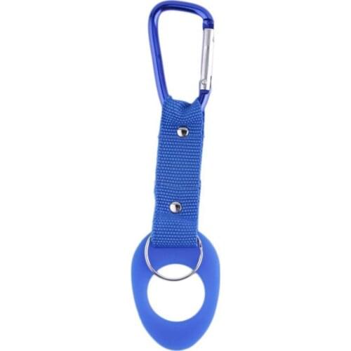 Multi-use Lightweight Practical Outdoor Camping Hiking Water Bottle Holder Aluminum Rubber Buckle Hook Carabiner Climbing Access