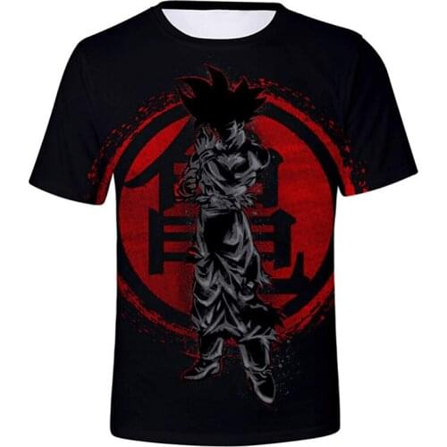 New Hot 2021 Casual Goku Black Vegeta 3D T-shirt Men 2021 Summer Anime T shirt O-Neck Tshirt Casual Brand Fashion Tops Tee