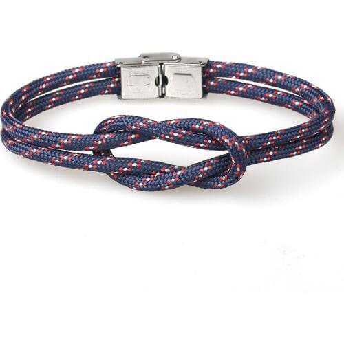 2018 New Arrival Stainless Steel Buckle Charm Bracelets For Men Women Rope chain Bracelets Jewelry