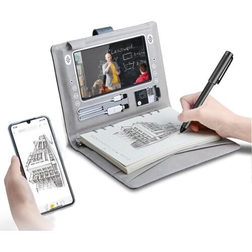 New Product LCD Video 7 Inch Screen A5 Advertising MP4 Player Smart Diary Notebook With Powerbank