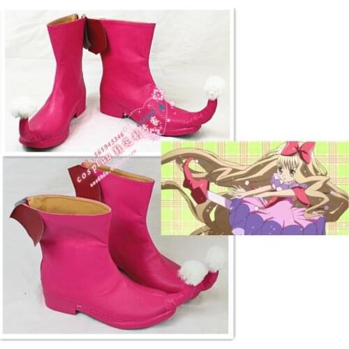 Shugo Chara Mashiro Rima clown Cosplay Boots shoes S008