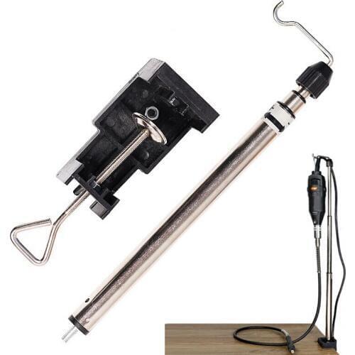 600mm Flexible Shaft Grinder Stand Holder Clamp Adjustable Holder With Stand Base For Electric Rotary Power Tool Accessories