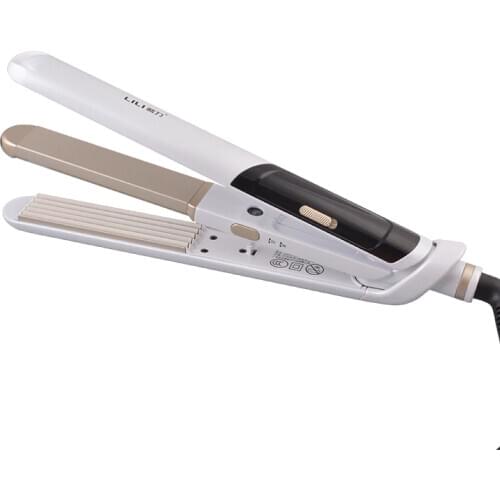 Professional three-in-one curling iron hair straightener corn perm splint dual-use straight hair curling hair fluffy artifact el