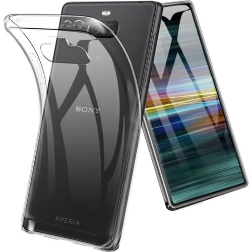 Transparent Phone Cases for Sony Xperia 10 X Case Cover Soft TPU Silicone Slim Thin Clear Mobile Back Fundas Bags XA3 2019 6.0"