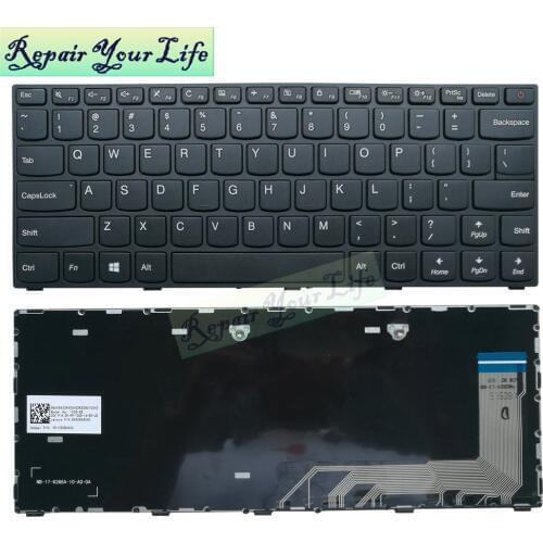 Repair You Life Laptop keyboard For Lenovo 110-14ISK US,Spain SP black New Original