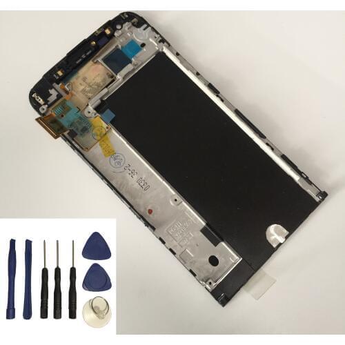 For LG G5 H850 H840 H830 H860 H858 Touch Screen Digitizer + LCD Display Monitor Module Assembly With Frame + Free Tools