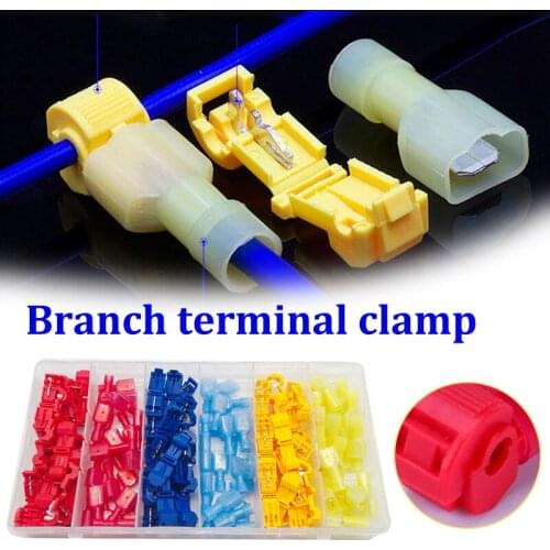 Wire Connectors Fully Insulated Disconnect Connectors Kit Wire Connection Clip Quick For Home Car TN88