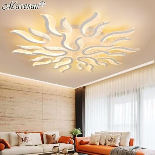 Modern acrylic LED Ceiling Lights for Living Room Ultrathin ceiling lamp Decorative lampshade Lamparas de techo AC90-265V