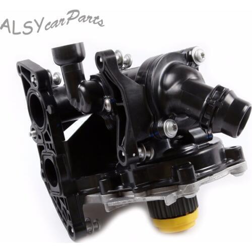 YIMIAOMO OEM Plastic Housing Thermostat & Water Pump Head Assembly 06K 121 111 N For VW Beetle Passat Jetta 1.8T CPKA 2.0T CPLA