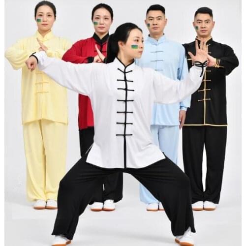 High Quality Tai chi Uniform Chinese classic Wushu Kung fu Clothing Adults Men Woman Martial arts Wing Chun Suit taiji clothing