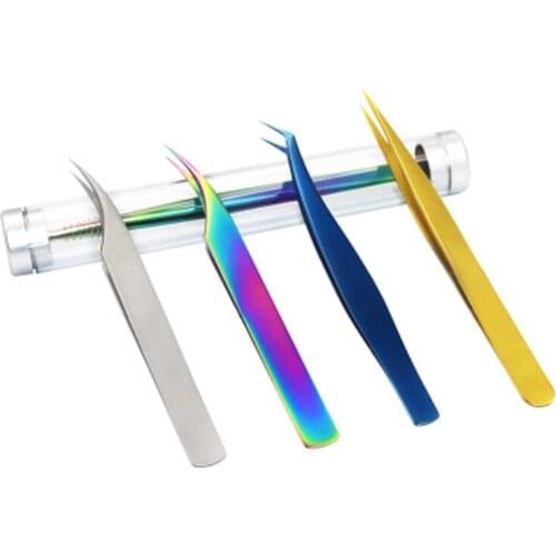 YioWio Luxury 3 Styles High Precision Accuracy Eyelash Extension Fan Tweezers Clips Clamps Lash Extension Grafting Auto Fan Tool