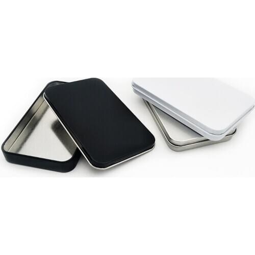 1PC Metal Pill Box Organizer Case Tinplate Can Storage Box For Medicine Makeup Double Eyelid Sticker Money Coin Key Gift Box