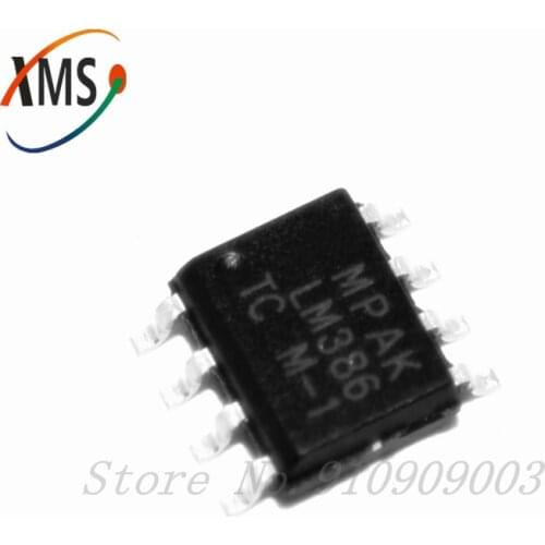 100PCS LM386M-1 SOP8 LM386M SOP LM386 SMD Low Voltage Audio Power Amplifier new and original