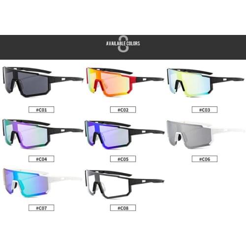 2021 Mens Womens Bicycle Sunglasses Goggles UV Sunscreen Sports Cycling Sunglasses Eyewear Replaceable Myopia Lenses Glasses