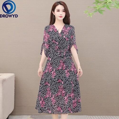 2021 Sexy Beach Midi Dress for Women Summer Fashion Bodycon Short Sleeve V-neck Purple Print Dress Elegant Boho Party Vestidos