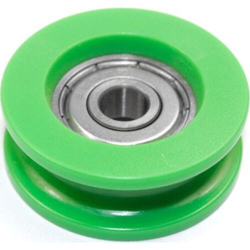 5 PC Spot supply nylon pulley 626 sliding door guide wheel wear-resistant shower room pulley 6*31*11.5mm