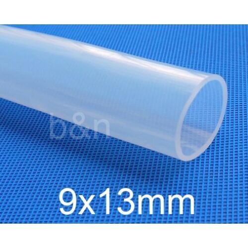 9mm ID 13mm OD 9x13 Transparent Food Grade Medical Use FDA Silicone Rubber Flexible Tube / Hose silicon tubing