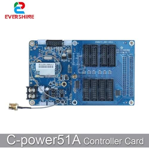Lumen C-power 50 RGB Full Color Wireless LED Controller Card For Advertising Video Asynchronous card NET port