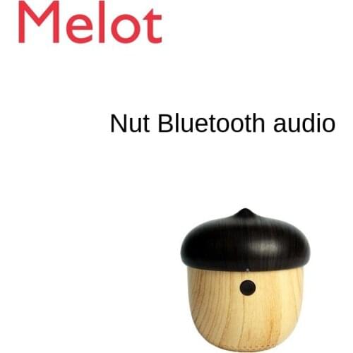 High-End Luxury Black Technology Nut Bluetooth Speaker Creative Personality Portable Practical Audio Birthday Gift