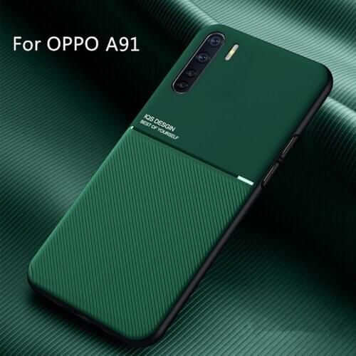Case For OPPO A91 A11X Case luxury Magnetic Car Holder Soft Cover For OPPO A92020 A52020 A9 A9X A7 A7X A3 A5 F9 F11 Phone Cases