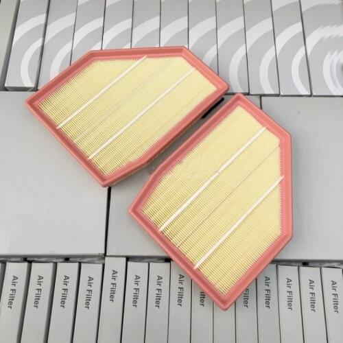 Car air filter elements suit for 2018 BMW M5 S63 MF90 OEM NO 13717852380 13717852382
