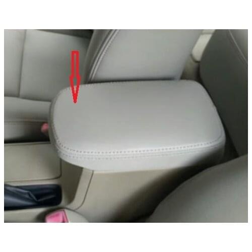 Microfibre Leather Center Armrest Case Cover For Toyota Corolla 2007-2013 central armrest box Cover Car decoration
