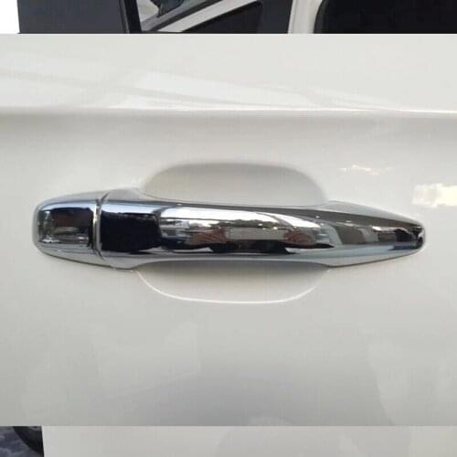 Trim Shell Car Styling exterior Accessories for Citroen C4 2016 ABS Chrome 8pcs Door Handle Protective Covering Cover