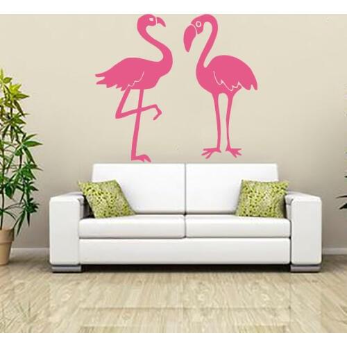 Flamingo Wall Sticker Vinyl Adhesive Home Decor Living Room Waterproof Kitchen DIY Wall Decal New Design