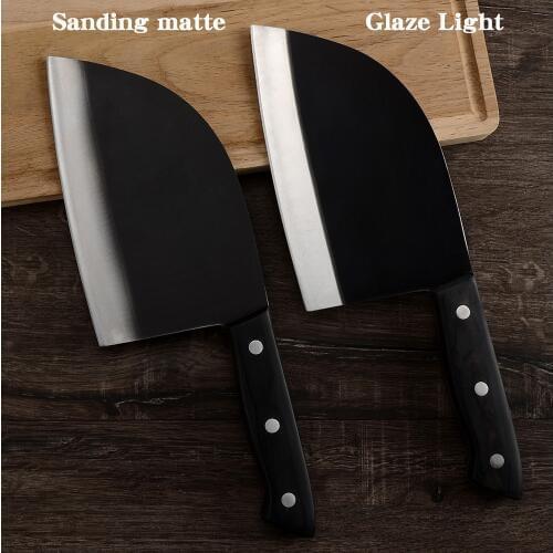 XYj Chef Butcher Chopping Handmade Forged Kitchen Knife Sheath High Carbon Outdoor Camping Glossy Hunter Gift Box Serbian